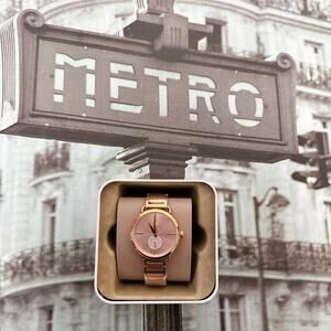 Michael Kors MK3640 Portia Rose Gold-Tone Watch